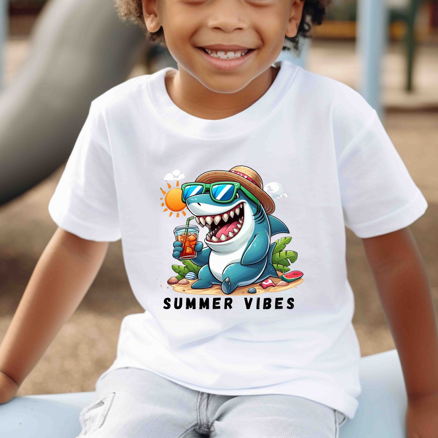 Boys: Youth Mr. Sharky Summer Vibes