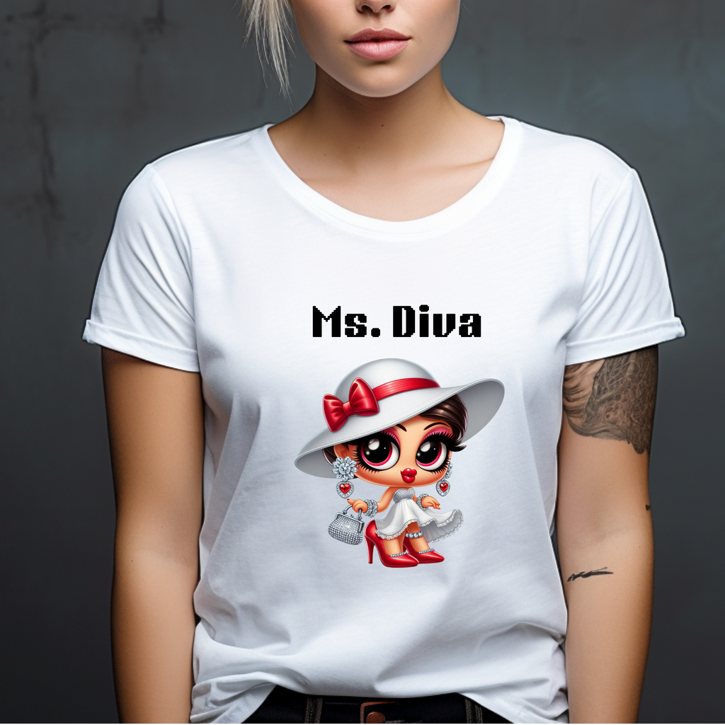 Ms. Diva. Women T-shirt